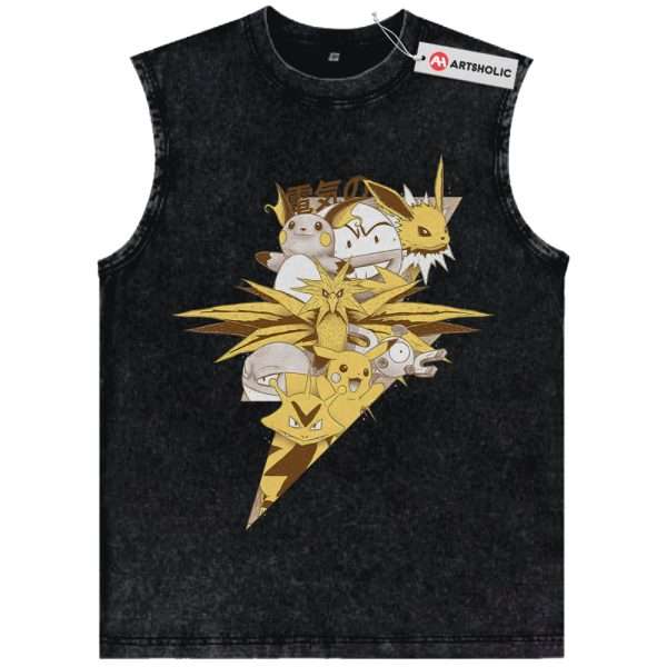 Electric Class Pokemon Tank Top, Anime Tank Top, Vintage Tank Top