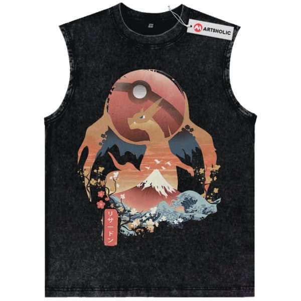 Charizard Tank Top, Pokemon Tank Top, Anime Tank Top, Vintage Tank Top