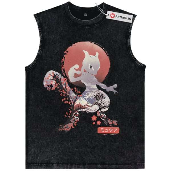 Mewtwo Tank Top, Pokemon Tank Top, Anime Tank Top, Vintage Tank Top