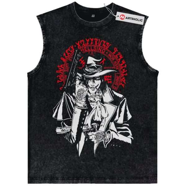 Alucard Tank Top, Hellsing Tank Top, Anime Tank Top, Vintage Tank Top