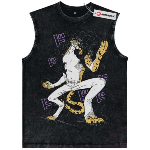 Rob Lucci Tank Top, One Piece Tank Top, Anime Tank Top, Vintage Tank Top