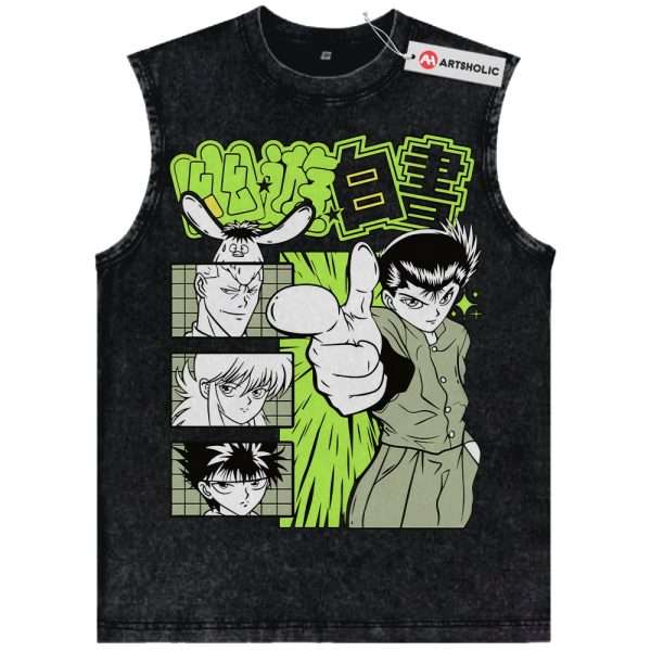 YuYu Hakusho Tank Top, Anime Tank Top, Vintage Tank Top