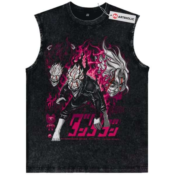 Okarun Tank Top, Dandadan Tank Top, Anime Tank Top, Vintage Tank Top