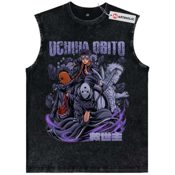 Obito Uchiha Tank Top, Naruto Tank Top, Anime Tank Top, Vintage Tank Top