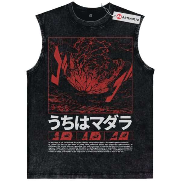 Madara Uchiha Tank Top, Naruto Tank Top, Anime Tank Top, Vintage Tank Top
