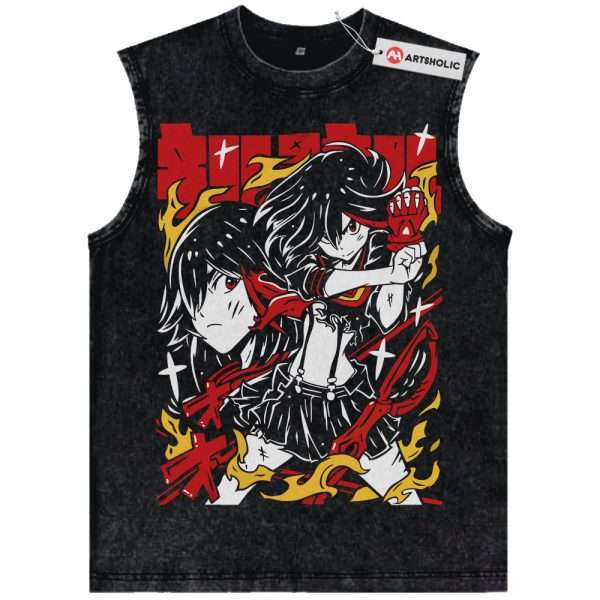 Ryuko Matoi Tank Top, Kill la Kill Tank Top, Anime Tank Top, Vintage Tank Top