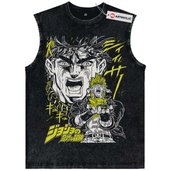 Joseph Joestar Tank Top, JoJo's Bizarre Adventure Tank Top, Anime Tank Top, Vintage Tank Top