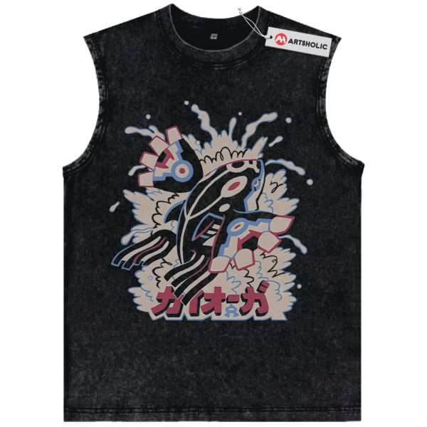 Kyogre Tank Top, Pokemon Tank Top, Anime Tank Top, Vintage Tank Top