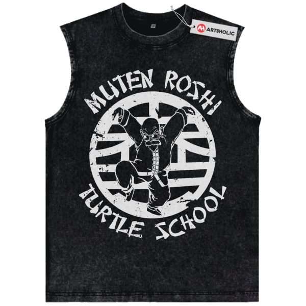 Master Roshi Tank Top, Dragon Ball Tank Top, Anime Tank Top, Vintage Tank Top