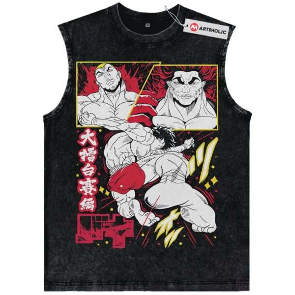 Baki Tank Top, Anime Tank Top, Vintage Tank Top