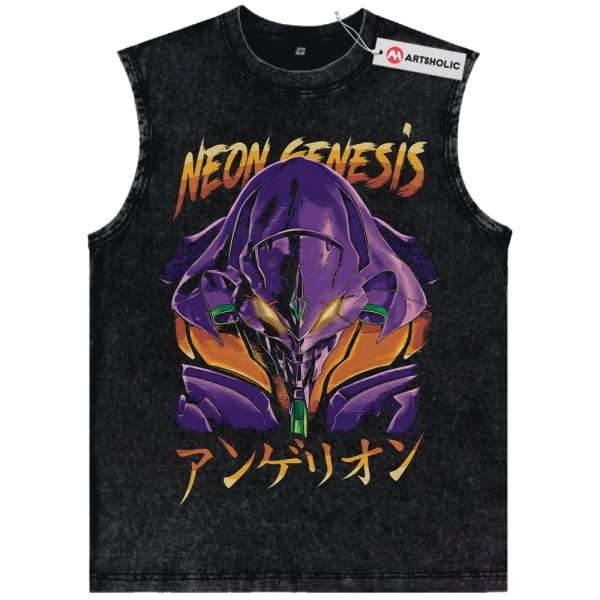 Unit-01 Tank Top, Neon Genesis Evangelion Tank Top, Anime Tank Top, Vintage Tank Top