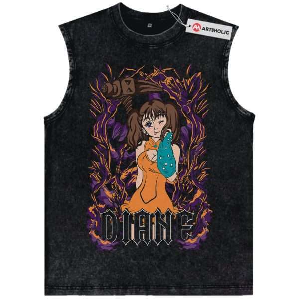 Diane Tank Top, Seven Deadly Sins Tank Top, Anime Tank Top, Vintage Tank Top