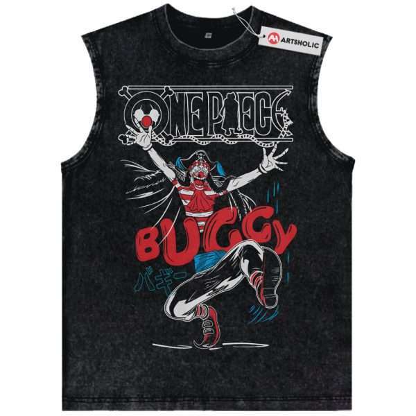 Buggy Tank Top, One Piece Tank Top, Anime Tank Top, Vintage Tank Top