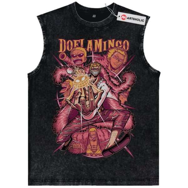 Donquixote Doflamingo Tank Top, One Piece Tank Top, Anime Tank Top, Vintage Tank Top