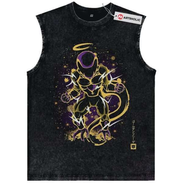 Golden Frieza Tank Top, Dragon Ball Tank Top, Anime Tank Top, Vintage Tank Top