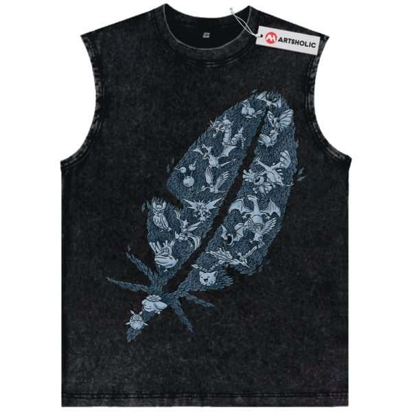 Flying-Type Pokemon Tank Top, Anime Tank Top, Vintage Tank Top