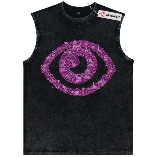 Psychic-Type Pokemon Tank Top, Anime Tank Top, Vintage Tank Top