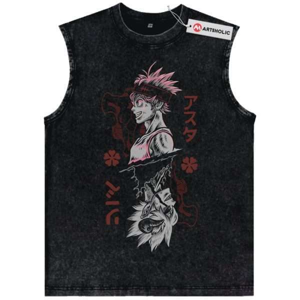 Asta Tank Top, Black Clover Tank Top, Anime Tank Top, Vintage Tank Top