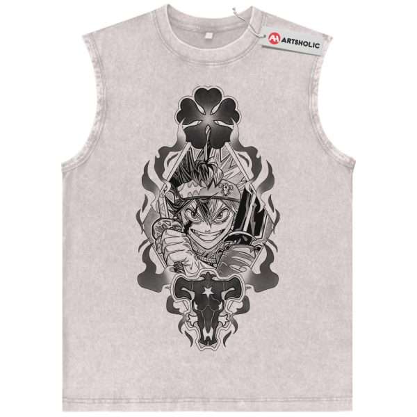Asta Tank Top, Black Clover Tank Top, Anime Tank Top, Vintage Tank Top
