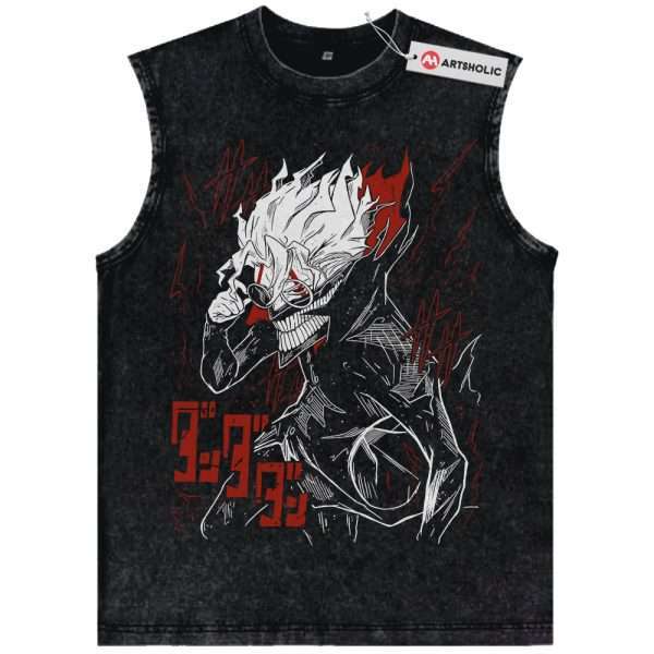 Okarun Tank Top, Dandadan Tank Top, Anime Tank Top, Vintage Tank Top