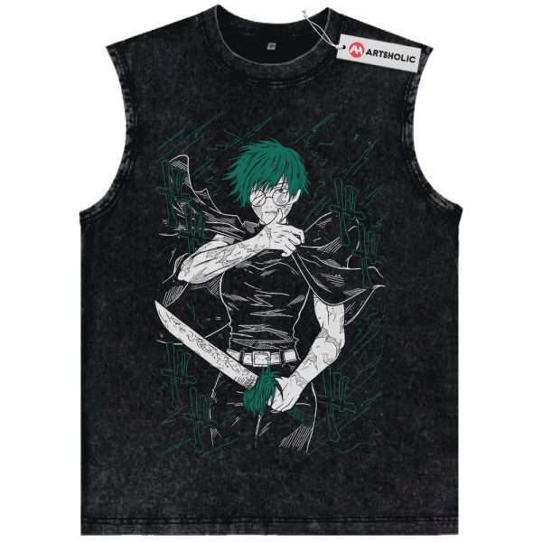 Maki Zenin Tank Top, Jujutsu Kaisen Tank Top, Anime Tank Top, Vintage Tank Top