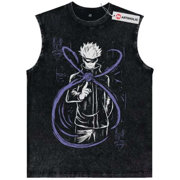 Satoru Gojo Tank Top, Jujutsu Kaisen Tank Top, Anime Tank Top, Vintage Tank Top