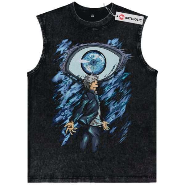 Satoru Gojo Tank Top, Jujutsu Kaisen Tank Top, Anime Tank Top, Vintage Tank Top