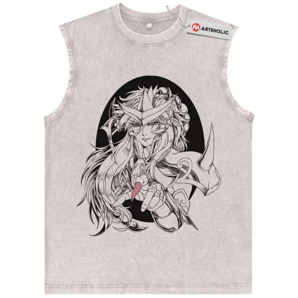 Scorpio Milo Tank Top, Saint Seiya Tank Top, Anime Tank Top, Vintage Tank Top