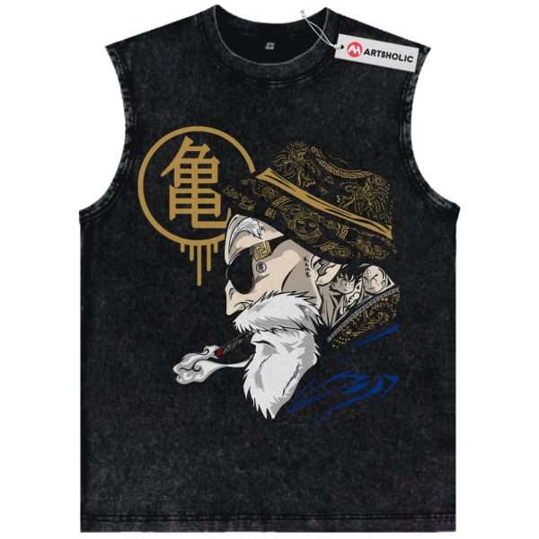 Master Roshi Tank Top, Dragon Ball Tank Top, Anime Tank Top, Vintage Tank Top
