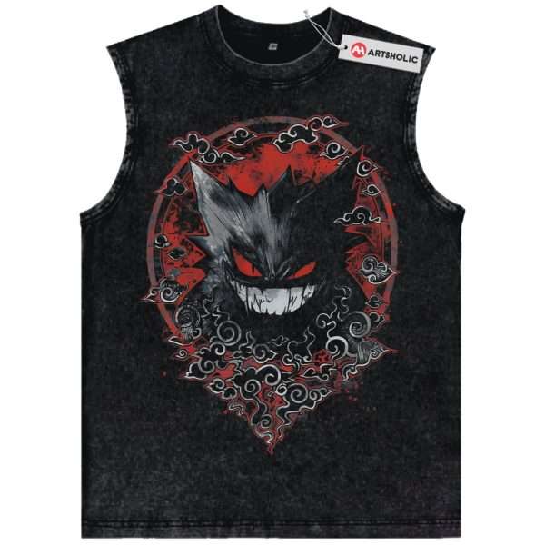 Gengar Tank Top, Pokemon Tank Top, Anime Tank Top, Vintage Tank Top