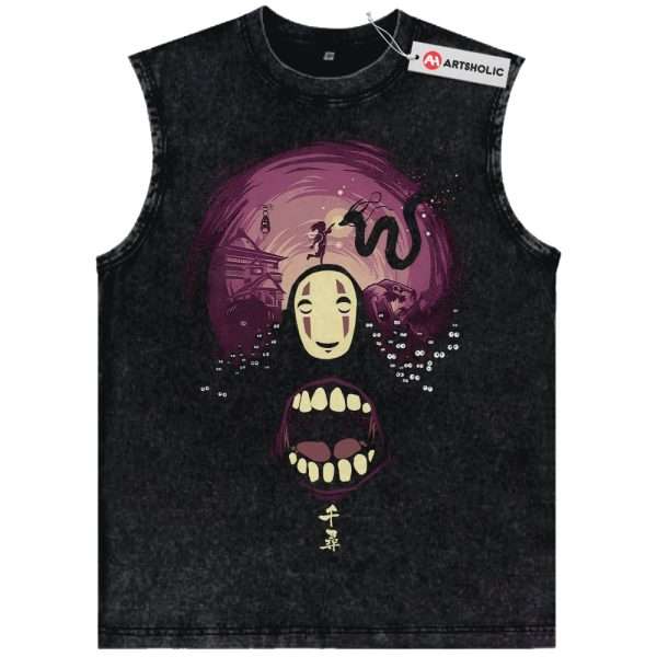 No Face - Spirited Away Tank Top, Studio Ghibli Tank Top, Anime Tank Top, Vintage Tank Top