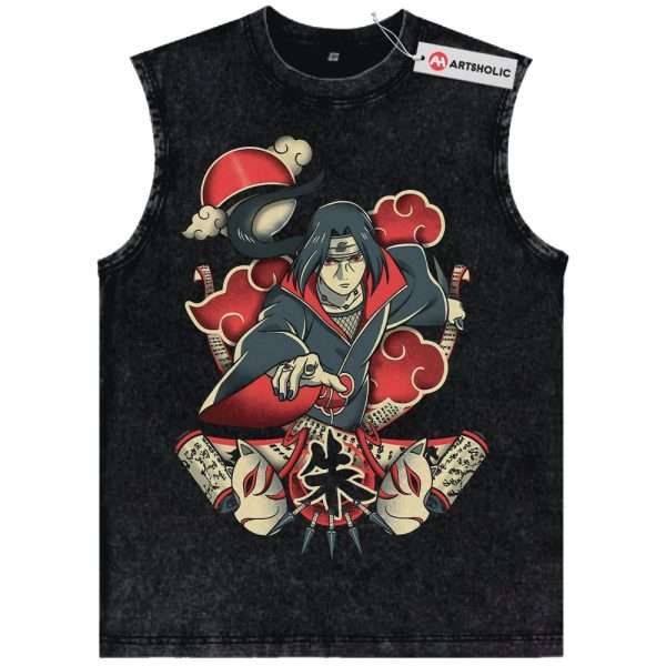 Itachi Uchiha Tank Top, Naruto Tank Top, Anime Tank Top, Vintage Tank Top