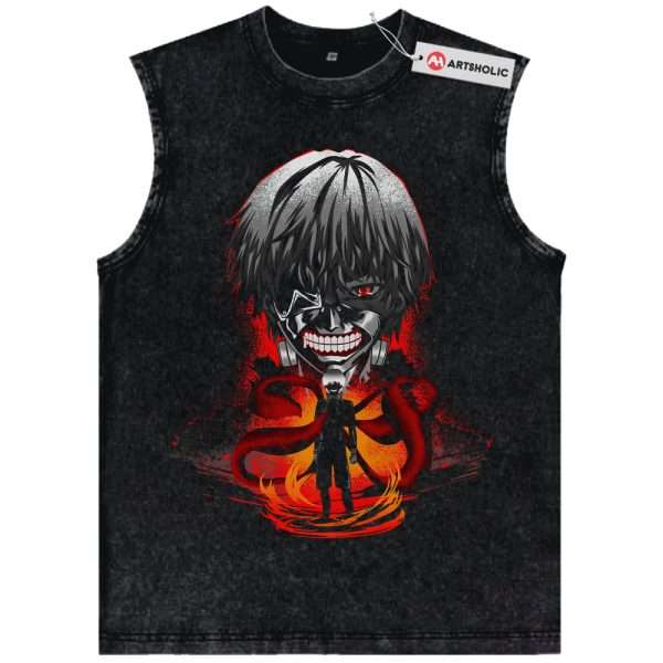 Ken Kaneki Tank Top, Tokyo Ghoul Tank Top, Anime Tank Top, Vintage Tank Top