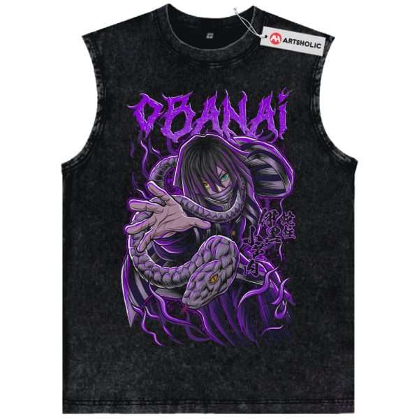 Obanai Iguro Tank Top, Demon Slayer Tank Top, Anime Tank Top, Vintage Tank Top