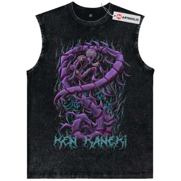 Ken Kaneki Tank Top, Tokyo Ghoul Tank Top, Anime Tank Top, Vintage Tank Top