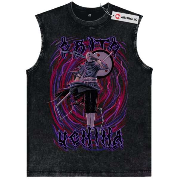 Obito Uchiha Tank Top, Naruto Tank Top, Anime Tank Top, Vintage Tank Top