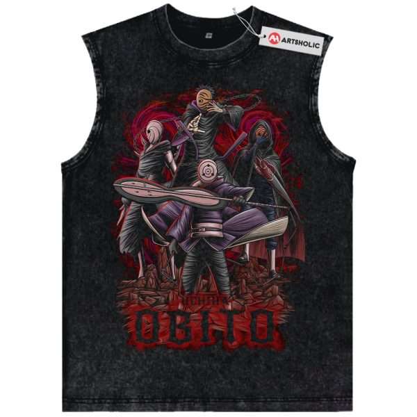 Obito Uchiha Tank Top, Naruto Tank Top, Anime Tank Top, Vintage Tank Top