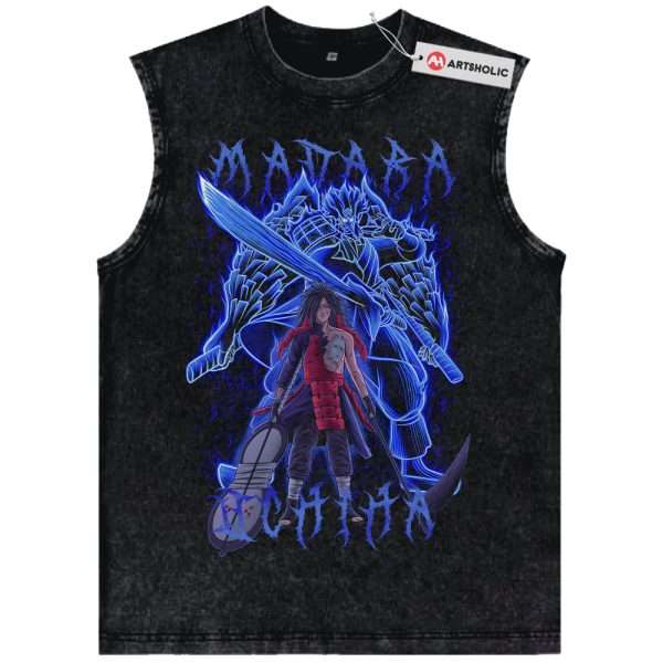 Madara Uchiha Tank Top, Naruto Tank Top, Anime Tank Top, Vintage Tank Top