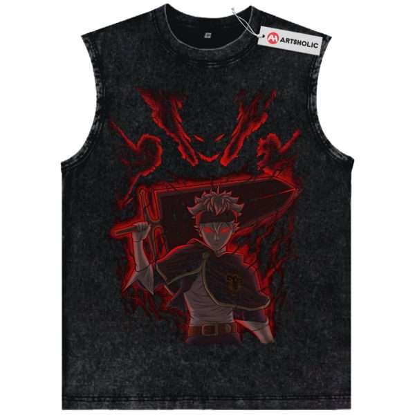 Asta Tank Top, Black Clover Tank Top, Anime Tank Top, Vintage Tank Top