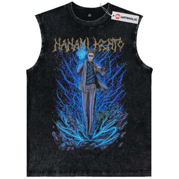 Kento Nanami Tank Top, Jujutsu Kaisen Tank Top, Anime Tank Top, Vintage Tank Top