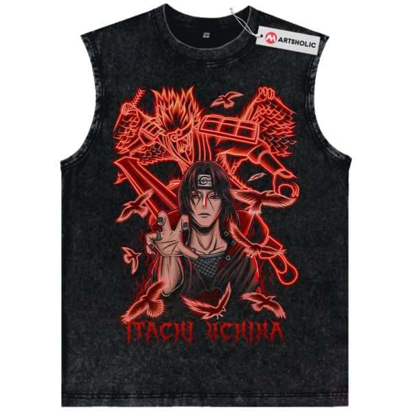 Itachi Uchiha Tank Top, Naruto Tank Top, Anime Tank Top, Vintage Tank Top