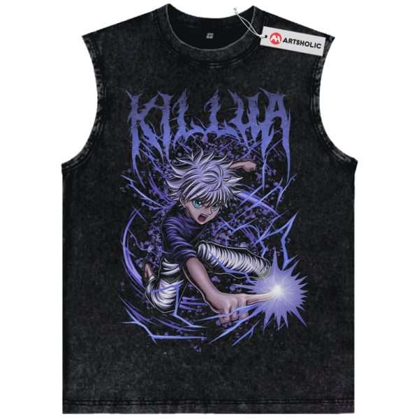 Killua Zoldyck Tank Top, Hunter x Hunter Tank Top, HxH Tank Top, Anime Tank Top, Vintage Tank Top