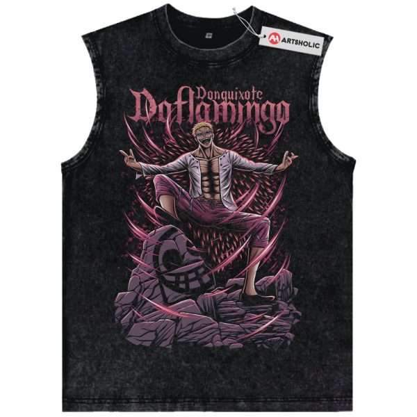 Donquixote Doflamingo Tank Top, One Piece Tank Top, Anime Tank Top, Vintage Tank Top