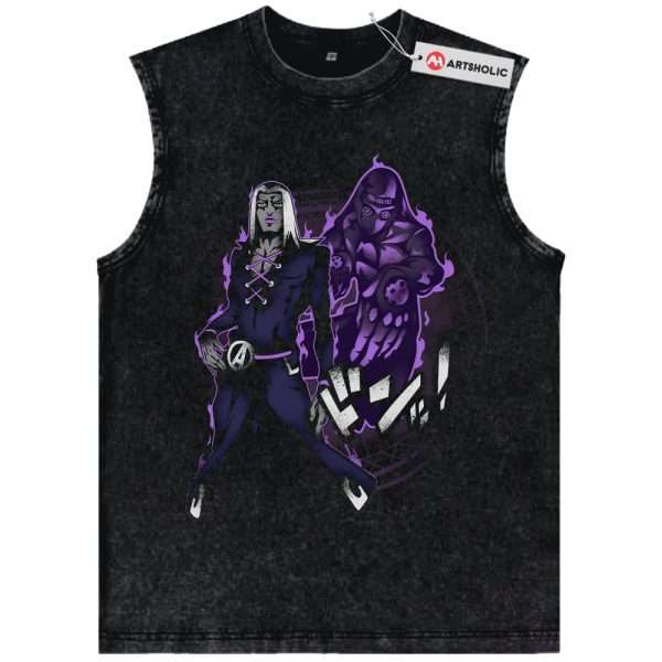Leone Abbacchio Tank Top, JoJo's Bizarre Adventure Tank Top, Anime Tank Top, Vintage Tank Top