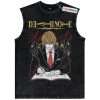 Kira - Light Yagami Tank Top, Death Note Tank Top, Anime Tank Top, Vintage Tank Top