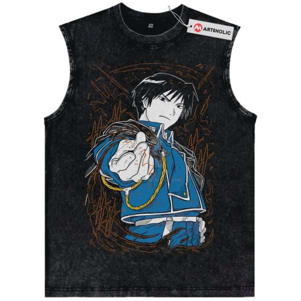 Roy Mustang Tank Top, Fullmetal Alchemist Tank Top, Anime Tank Top, Vintage Tank Top