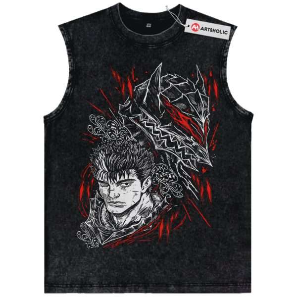 Guts Tank Top, Berserk Tank Top, Anime Tank Top, Vintage Tank Top
