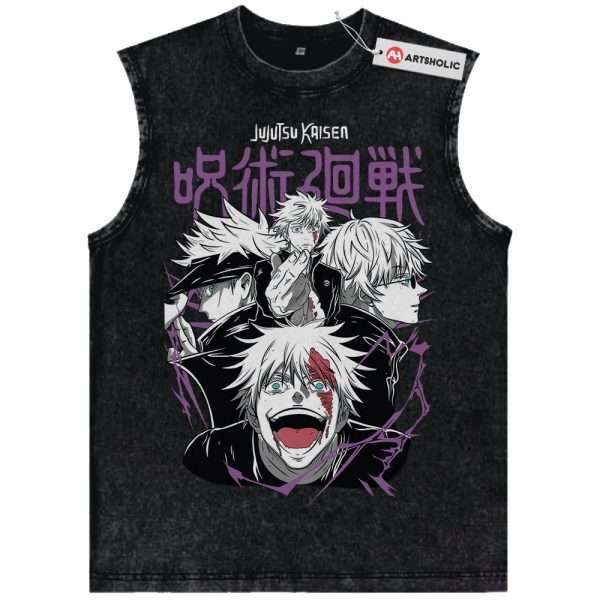 Satoru Gojo Tank Top, Jujutsu Kaisen Tank Top, Anime Tank Top, Vintage Tank Top