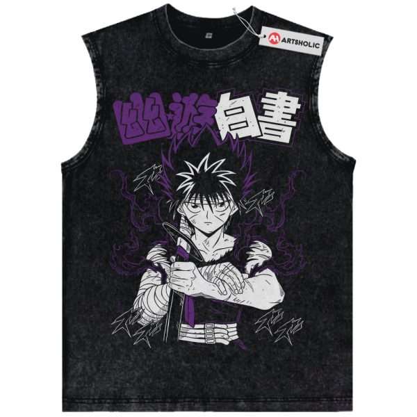 Hiei Tank Top, YuYu Hakusho Tank Top, Anime Tank Top, Vintage Tank Top