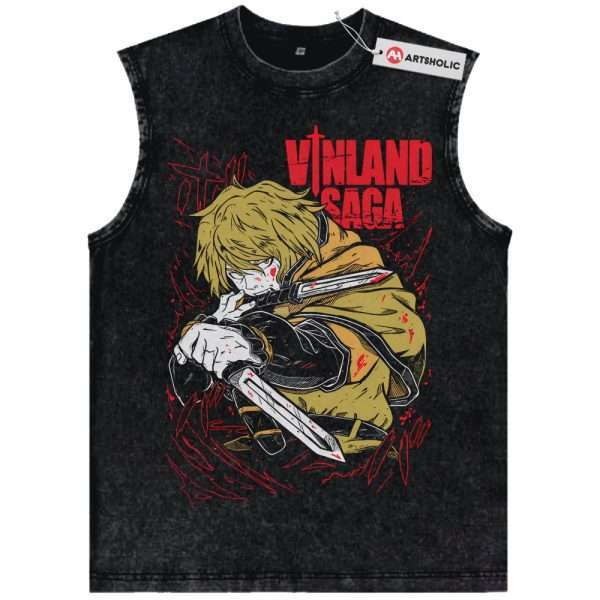 Thorfinn Tank Top, Vinland Saga Tank Top, Anime Tank Top, Vintage Tank Top